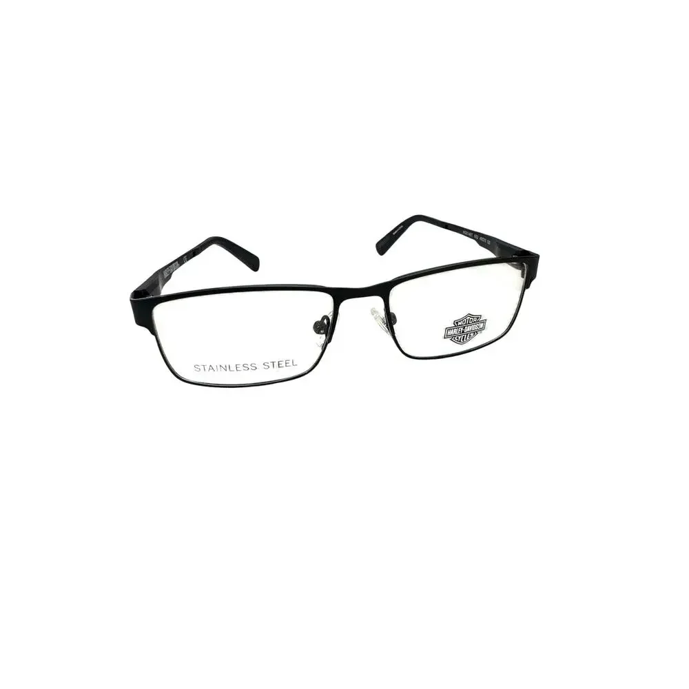 NEW Harley Davidson HD0146T Black rectangle Frames